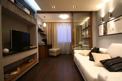 Дизайн комнаты гостиная-спальня 18 кв.м это » Дизайн 2021 года - новые идеи  и примеры работ