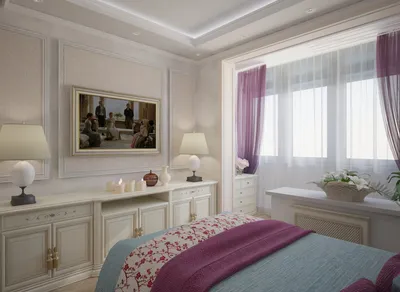 Дизайн спальни с балконом: совмещение с лоджией, примеры интерьера, фото
