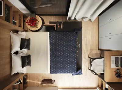 Дизайн маленькой спальни: интерьер по размеру | GD-Home.com