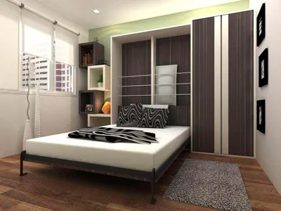 Дизайн и планировка спальни 9 кв м: примеры на фото