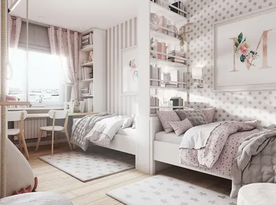 Утонченный дизайн маленькой детской комнаты для девочки | Девчачьи комнаты, Дизайн  детской комнаты, Спальни принцессы