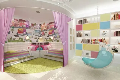 Детская для девочки | Дизайн детской комнаты для ребенка, девочки-подростка,  юной девушки (45 фото)