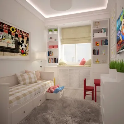 Детская комната 10 кв. м +50 вариантов дизайна на фото
