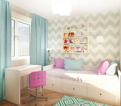 Дизайн детской комнаты площадью 7 кв.м. — Дизайн детской комнаты - фото,  идеи, стили