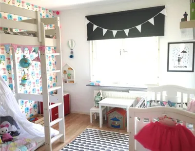 💡Детская комната для девочки - 14,5 кв.м Дизайн-проект @jr_interior  Акцентные обои 8045 @creativille.ru Стильное решение детской… | Instagram