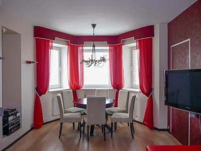 Красные шторы на окне: 70+ современных фото, красивые идеи оформления
