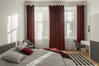 Дизайн красной спальни: 60+ реальных фото примеров