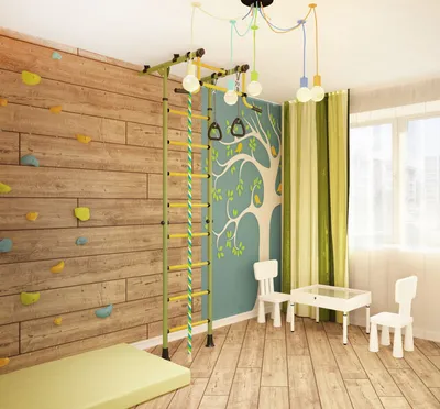 Дизайн-проект детской комнаты 16 кв. м для мальчика 6 лет | Студия Дениса  Серова