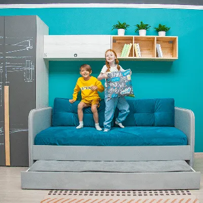 Как обустроить детскую комнату площадью 10 квадратов, выбор стиля и  размещение мебели - 36 фото