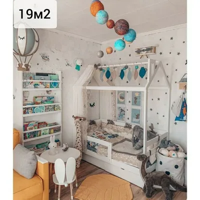 Дизайн детской комнаты 12 кв. м для девочки | Фото