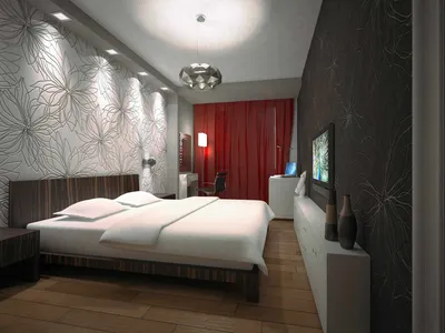 Дизайн натяжных потолков в спальне - 60 фото