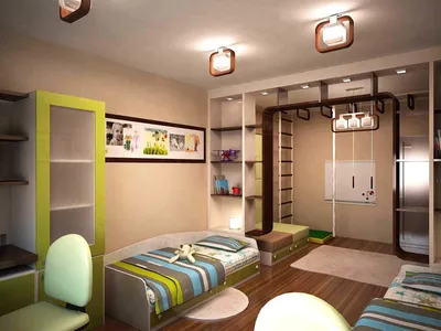 Дизайн проект детской комнаты - реальные фото интерьеров от Mr.Doors