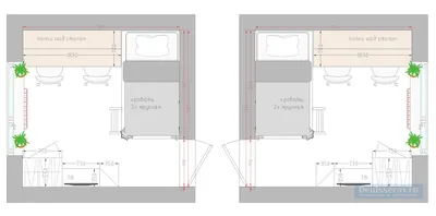 Дизайн комнаты 3 на 3 метра: 40 идей — Roomble.com