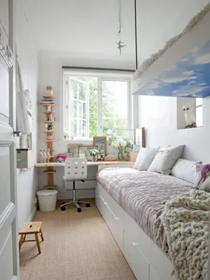 Дизайн интерьера маленькой комнаты - дизайн-проекты, фотографии комнат  небольшого размера