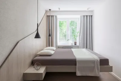 Как поставить кровать в маленькой спальне – советы и 25 фото кроватей в  небольшой спальне | Houzz Россия