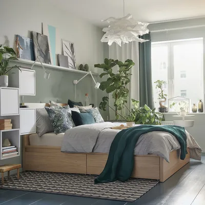 Спальни с мебелью от ИКЕА - Декорри