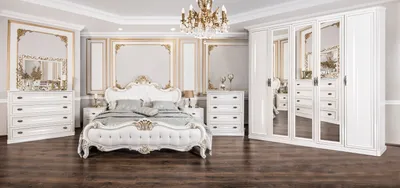 Спальня Натали 3-ств белый глянец в г. Москва от производителя по цене  198031 руб. – купить недорого в интернет-магазине Эра