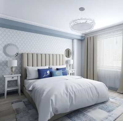 Интерьер белой спальни в разных стилях