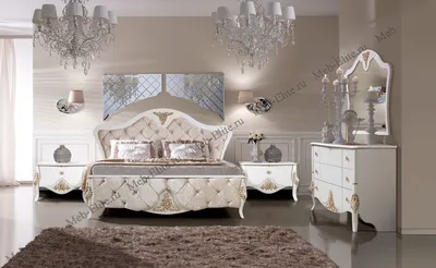 Спальня Стелла белый глянец — купить со склада в интернет магазине мебели