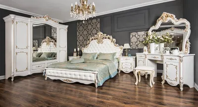 Спальня Флоренция 5-ств белый перламутр глянец в г. Москва от производителя  по цене 273690 руб. – купить недорого в интернет-магазине Эра