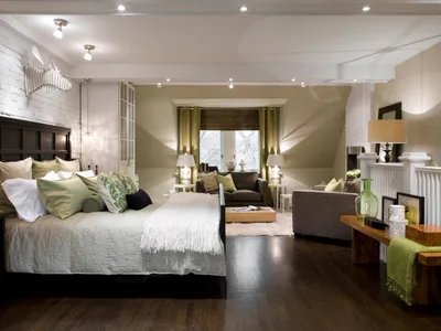 Современное освещение в спальне с натяжными потолками: фото и советы  профессионалов