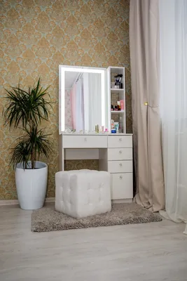 Туалетный столик make-up-room \"Бланка Профи\" Белый - 80 см, 80х40х80 см -  купить по низким ценам в интернет-магазине OZON