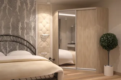 Угловой шкаф в спальню (100 фото): модульная мебель для спальни с угловым  шкафом и дизайн спальни