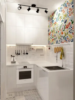 Потолок в маленькой кухне 2 | Projetos de cozinhas pequenas, Cozinha  apartamento pequeno, Designs de cozinha