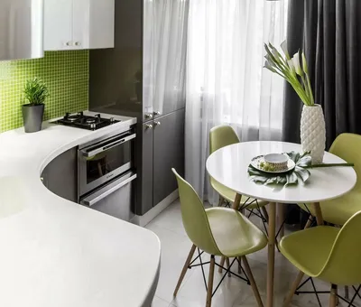 Дизайн маленькой кухни в квартире и доме - Лучшие цвета 2022