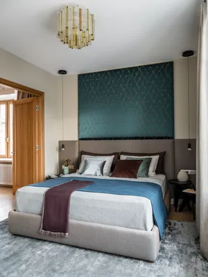 Акцентная стена в спальне: 30+ примеров из интерьеров | myDecor