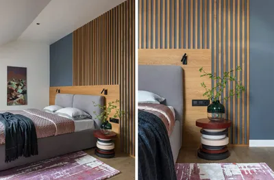 Акцентная стена в спальне: 15 стильных фото идей интерьеров