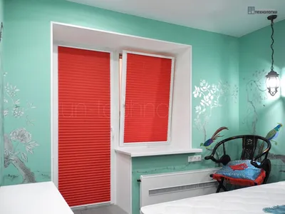 Дизайн спальни с бордовыми шторами (70 фото)
