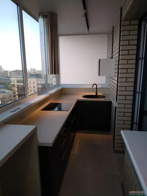 Кухня на балконе (150 фото) » НА ДАЧЕ ФОТО