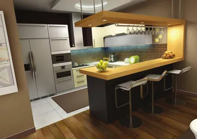 Барный стол для кухни - как вариант обустройства маленькой комнаты своими  руками