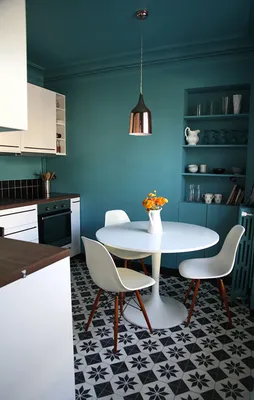 Бирюзовая кухня (70 фото): дизайн интерьеров кухонь в бирюзовых тонах,  сочетания цветов