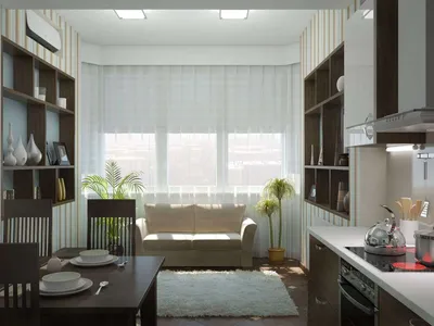 Дизайн кухни 11 кв.м с диваном: варианты планировки и правила зонирования,  примеры оформления