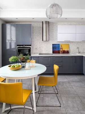 Желтая кухня: 140 реальных фото идеального сочетания желтого цвета в  интерьере кухни