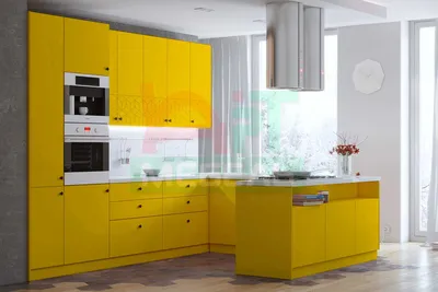 Заказать желтую кухню в Петрозаводске просто. Кухни желтого цвета по  каталогу кухонной мебели.