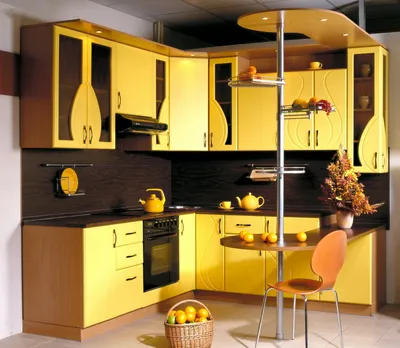 Желтая кухня - alimpia-mebel.ru