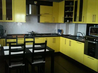 Желтая кухня: реальные фото примеры кухни в желтом цвете