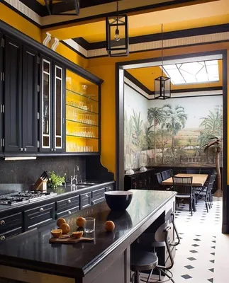 Желтая кухня в интерьере: фото с примерами кухни в желтом цвете и сочетания  цветов в дизайне