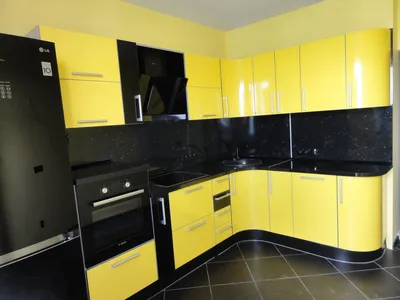Дизайн кухни желтого цвета: 50+реальных фото интерьеров