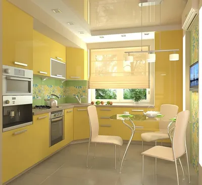 Желтая кухня | Желтые кухни, Интерьер, Кухня в желтых тонах
