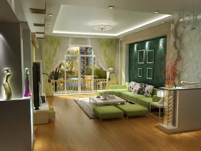 Гостиная в зеленых тонах: секреты дизайна комнаты, фото интерьера