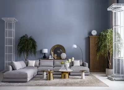 Модульный диван Нарвик Soft в интерьере гостиной