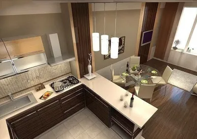 Дизайн кухни-гостиной 20 кв м: 100 фото современной планировки кухни