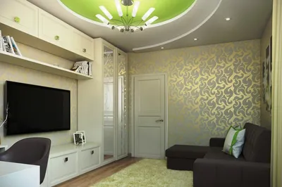 2023 СТЕНЫ фото стены с перламутровыми обоями в гостиной, Киев, RIO-Design  Studio