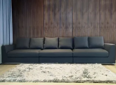 Современный прямой диван премиум класса в гостиную Etna
