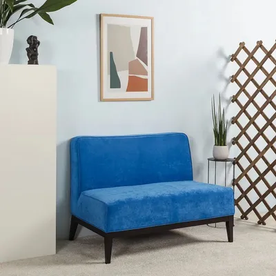 Прямой диван \"Greeon\" 2-х местный_брик, механизм Нераскладной, 120х70х85 см  - купить по низкой цене в интернет-магазине OZON