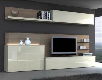 Модульные стенки в гостиную современные глянцевые по низким ценам —  заказать мебель от производителя